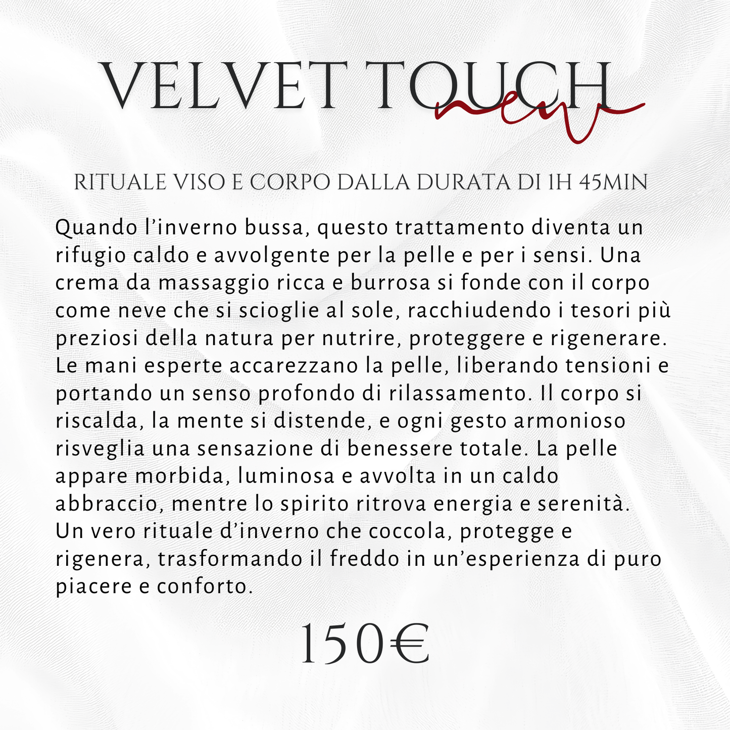 Velvet touch new