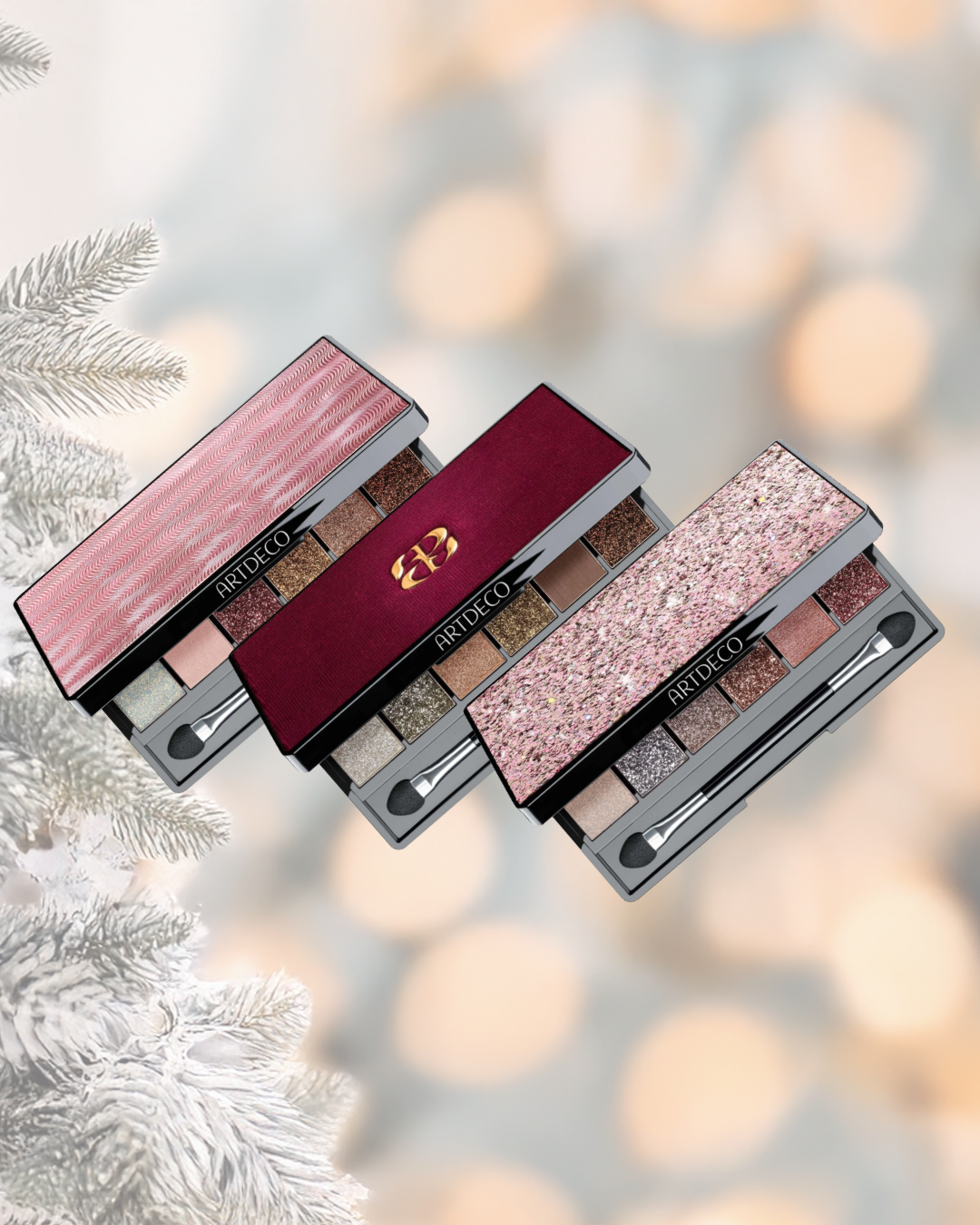 Glittery eyeshadow palette