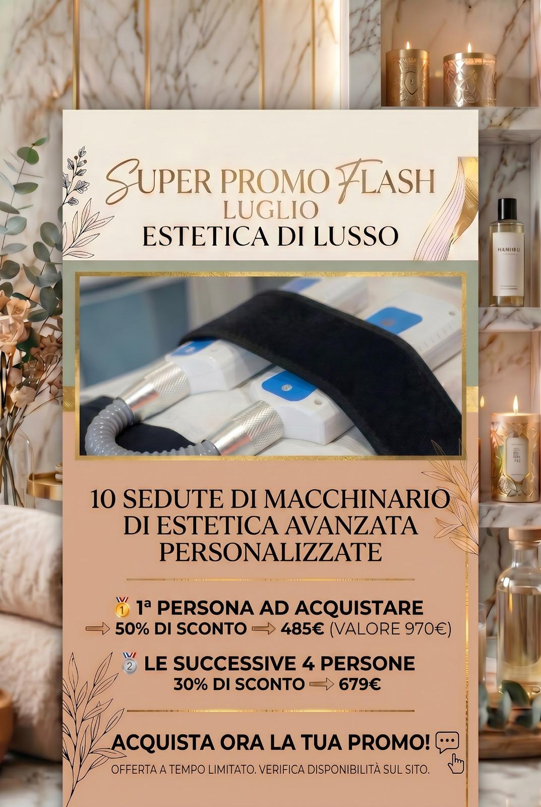 10 sedute di tecnologia avanzata personalizzata